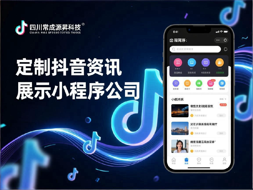专业定制开发抖音资讯展示小程序公司 — 四川常成源昇科技
